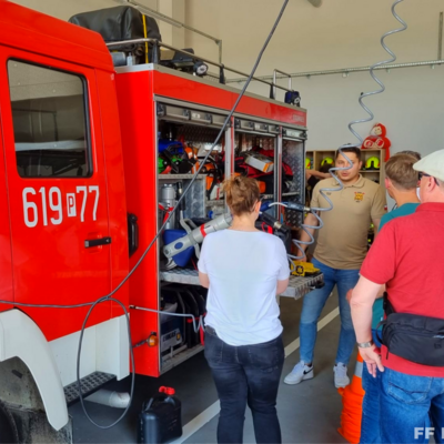 Bild vergr&ouml;&szlig;ern: Besichtigung Feuerwache in Schroda